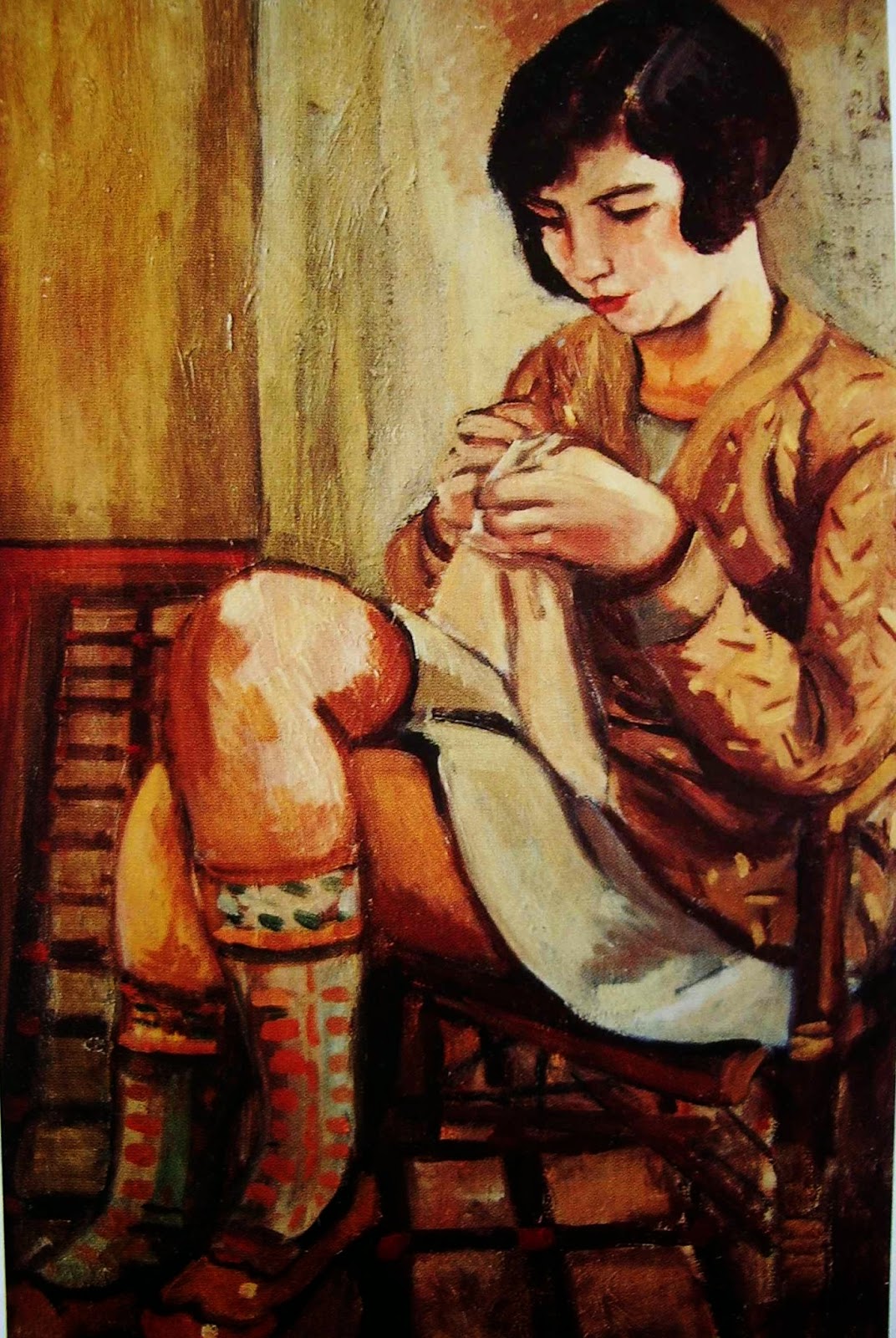 Retrato de su hija Rosina. c. 1928-1930
